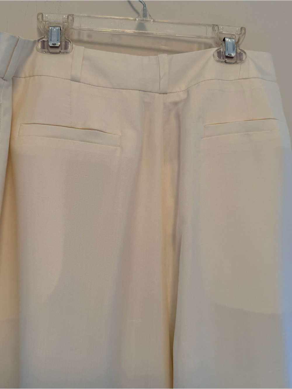 Zimmermann Wide-Leg Cream Satin Trousers - Picture 6 of 10
